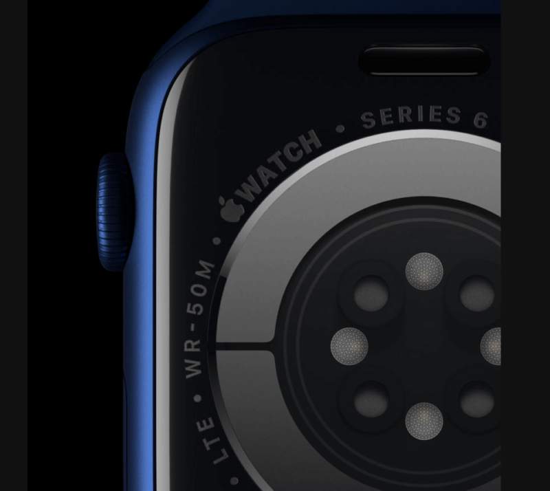 Apple Watch Series 6で搭載されたパルスオキシメーター機能とそのセンサー