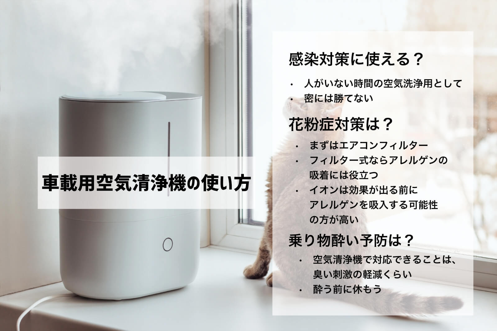 車に置きたい空気清浄機「小型でも臭いは取れるの？」 ぶちくまどっとこむ