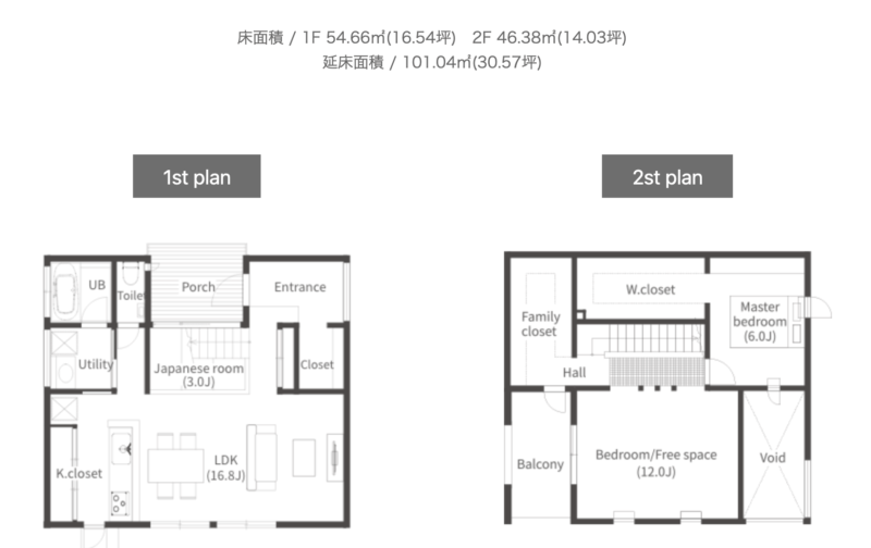 TRETTIOの間取り、新潟でRe-size(リサイズ)で家を建てる