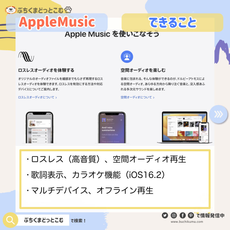Apple Musicでできること